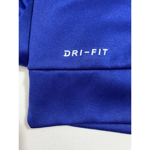 Nike Mens Large Blue Pullover Quarter Zip Stretch Dry Fit Jacket - Picture 7 of 9